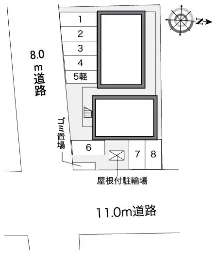 ★手数料０円★函館市堀川町　月極駐車場（LP）